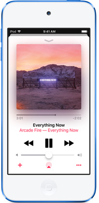 iPod Now Playing Volume Screen