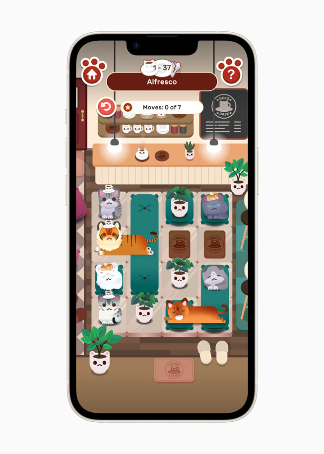 Nekograms+ on iPhone 14.