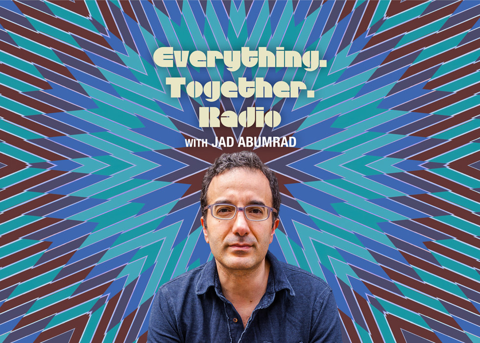 صورة الشارة لبرنامج Everything. Together. Radio. الذي يقدمه جاد ابومراد على Apple Music.