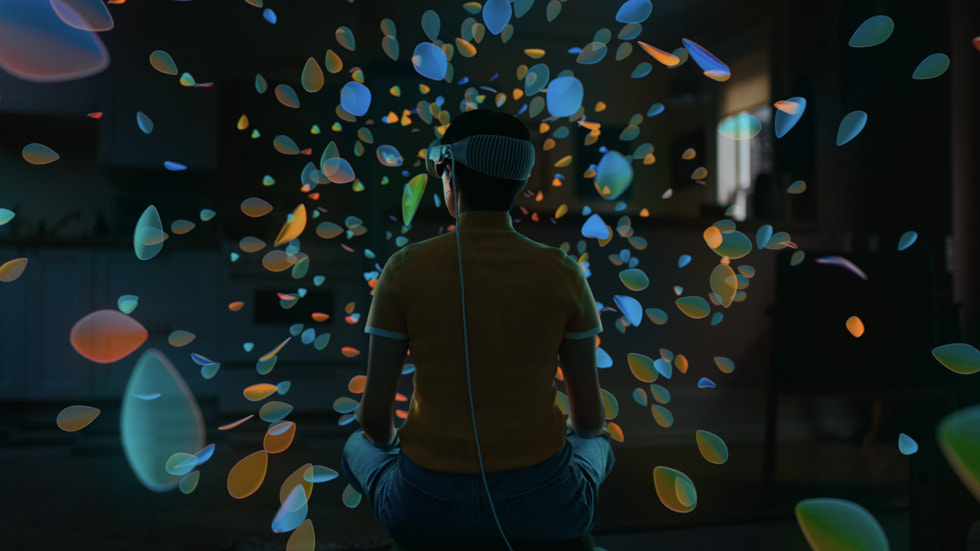 Animationen fra Mindfulness-appen i visionOS 2.