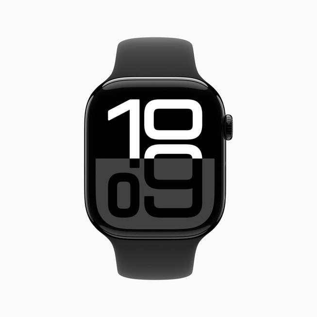 Apple Watch Series 10 的全新「Flux」錶面。