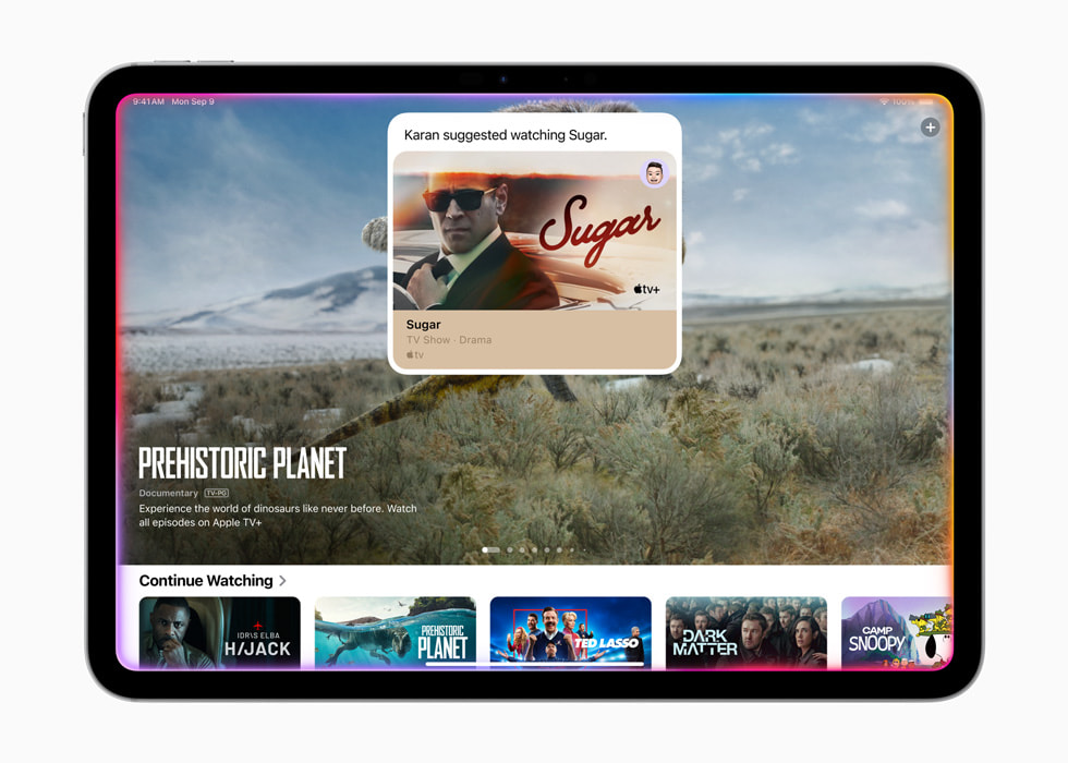 Siri hoạt động trong ứng dụng Apple TV+.