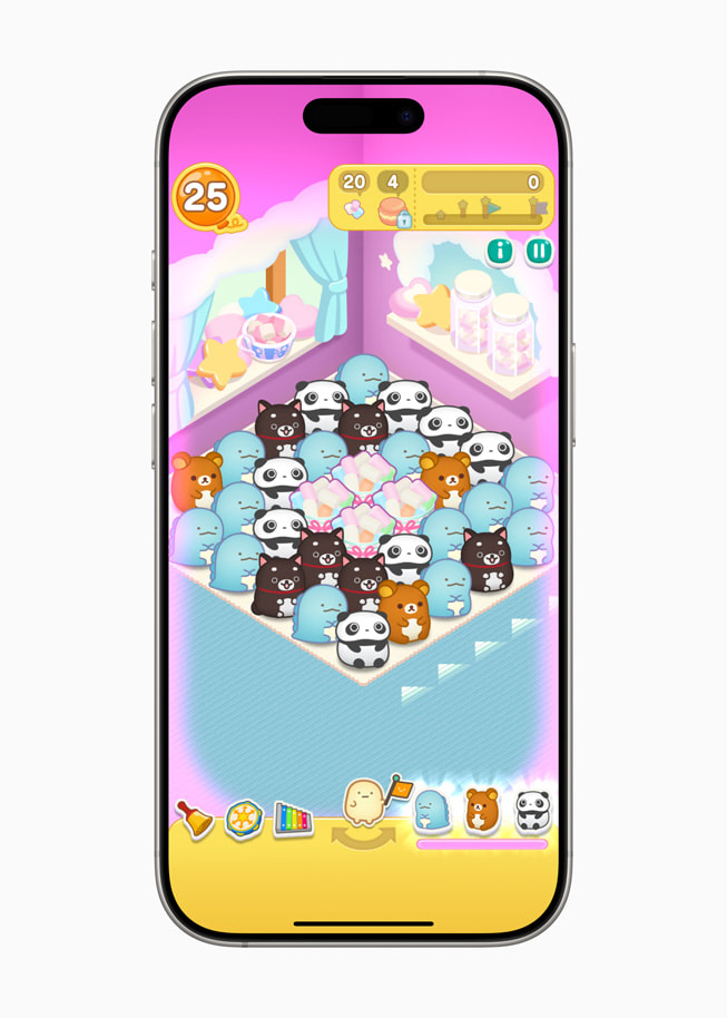A still from SUMI SUMI : Matching Puzzle+ by Imagineer on iPhone 16 Pro.