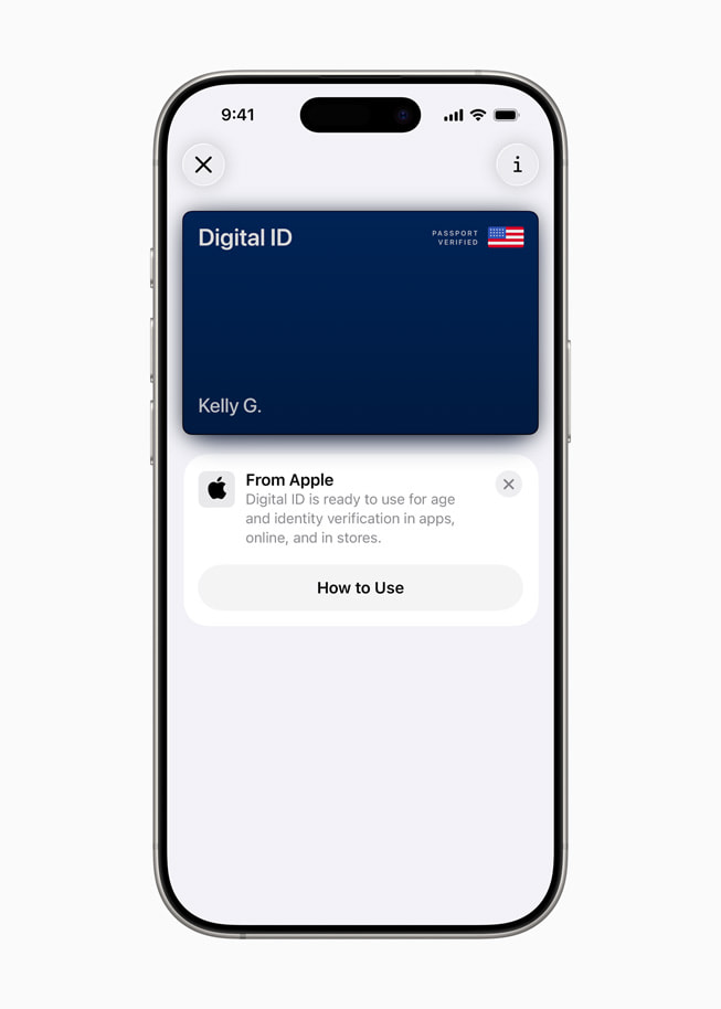 Neue Digital ID auf einem iPhone 16 Pro.