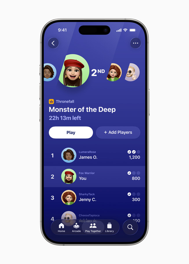 Eine Play Together Challenge auf einem iPhone 16 Pro.