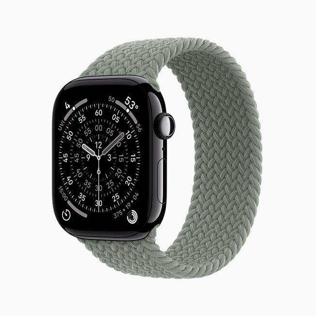 Apple Watch Series 11 vist i aluminium i pianosort