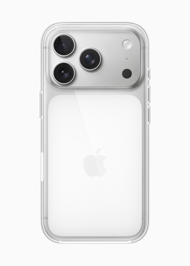 iPhone 17 Pro shown in a Clear Case.
