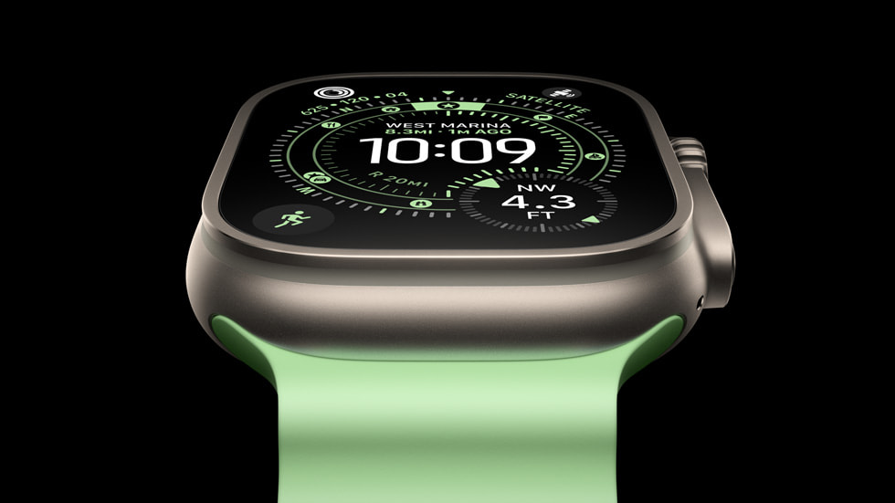 An angled view of Apple Watch Ultra 3.