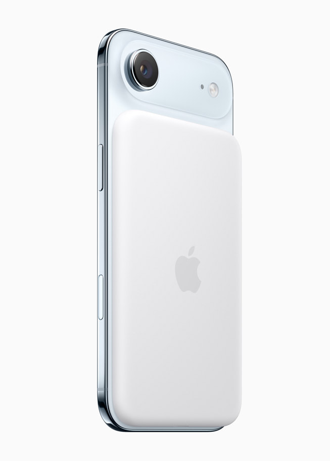 iPhone Air is shown with the new MagSafe Battery.