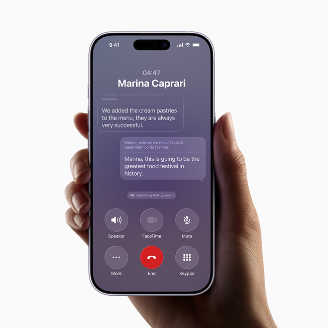 New Apple Intelligence features are shown on iPhone 17 Pro, Mac, and iPad.