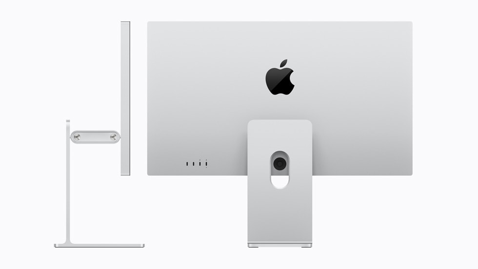 The tilt- and height-adjustable stand on Studio Display XDR.