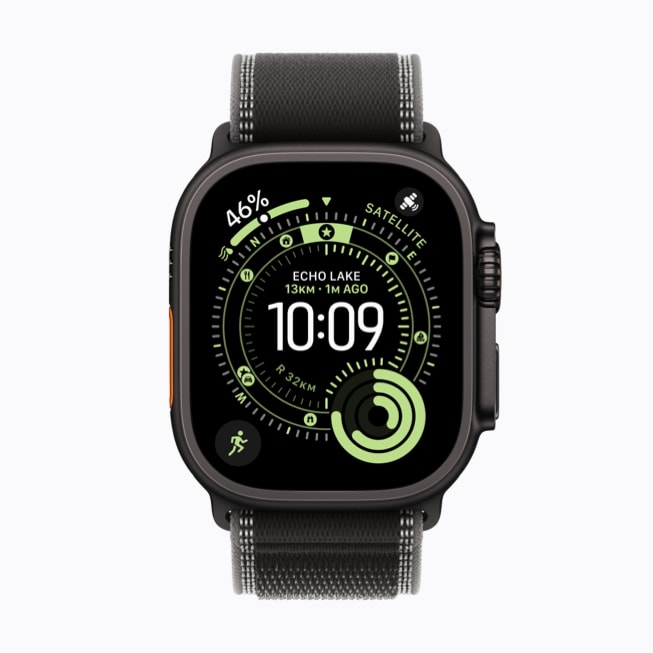 Se muestra un Apple Watch Ultra 3 frente a un fondo blanco.
