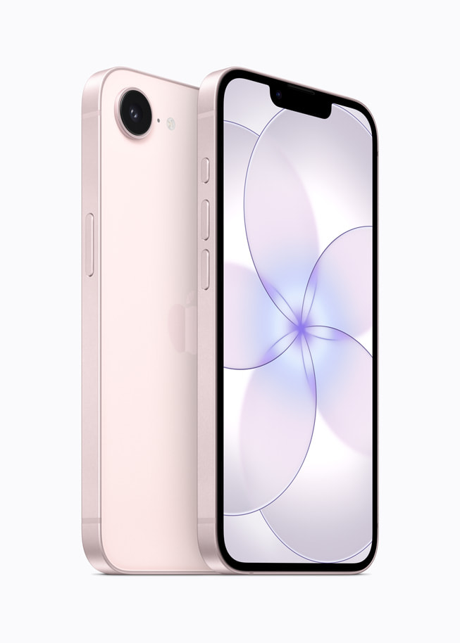 Se muestra la parte posterior de un iPhone 17e.