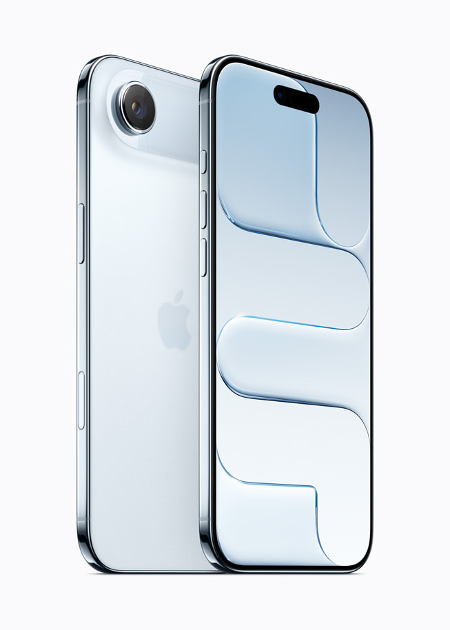 Se muestra la parte posterior de un iPhone Air.