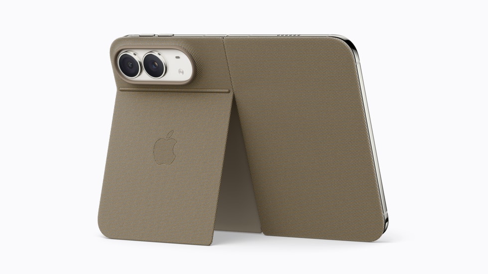 Ốp Lưng iPhone Duo Folio màu nâu xám.