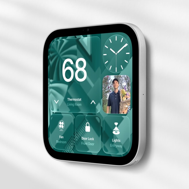 The wall-mounted HomeView is shown.