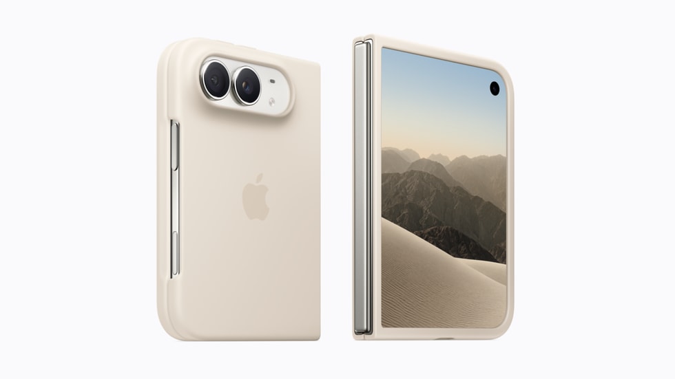 iPhone Duo Case in sand.