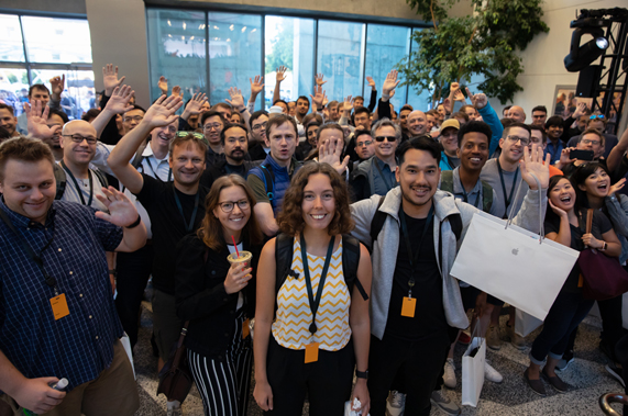 Developers at WWDC.