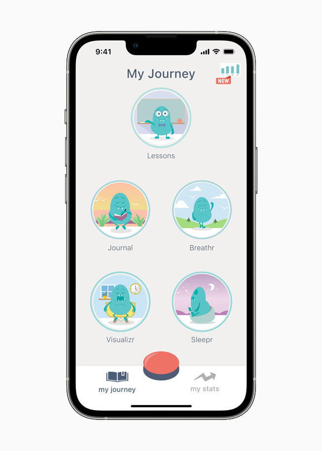 My Journey tab on the Rootd app.