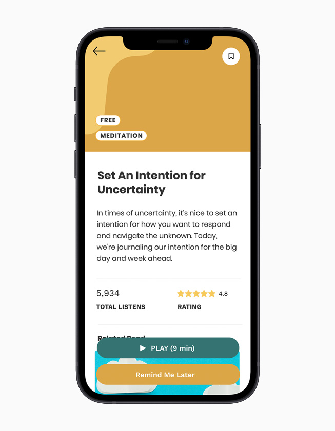 Shine app. 