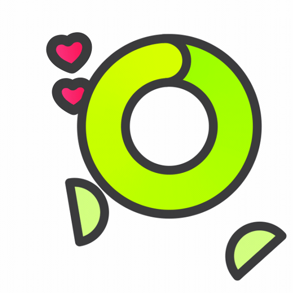 Animated badge.