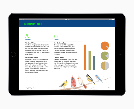 iPad showing Everyone Can Create Idea screen.