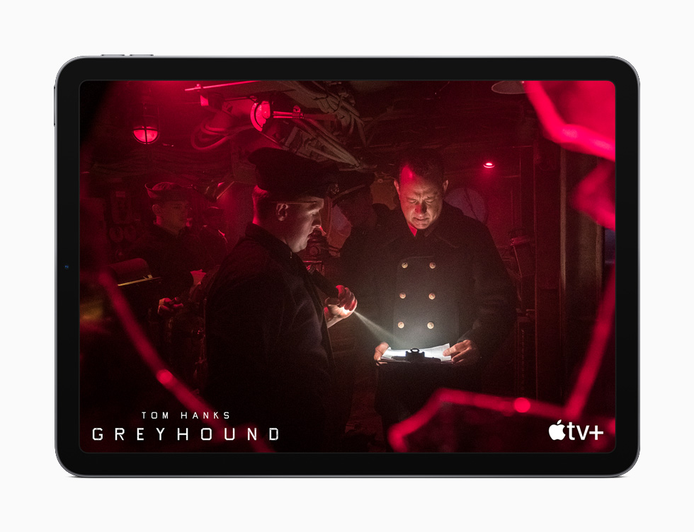 "Greyhound" von Apple TV+ auf einem iPad Air.
