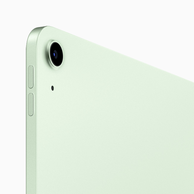 Die Rückkamera des grünen iPad Air.