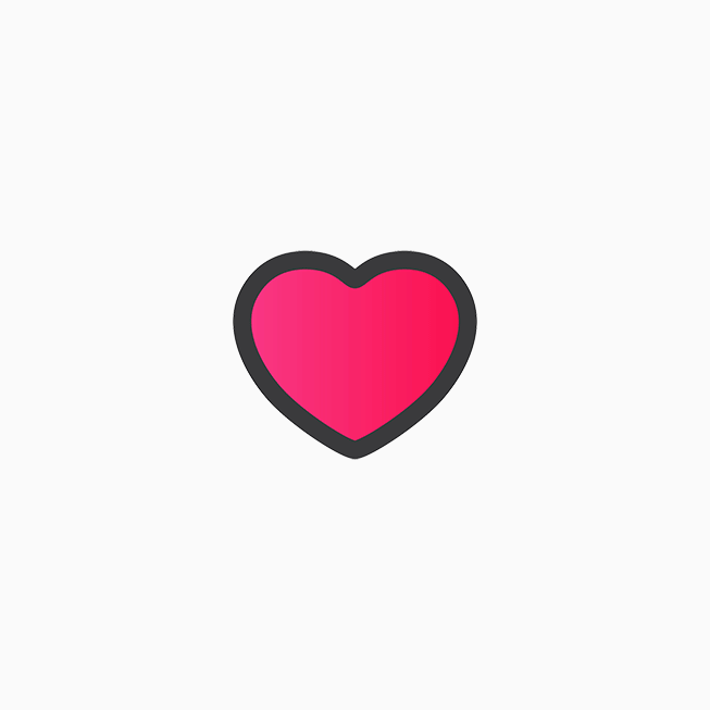 An animated flower sticker is shown as part of the Heart Month Activity Challenge.