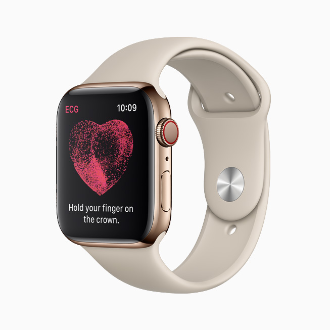 The ECG app displaying Sinus Rhythm on iPhone and Apple Watch.