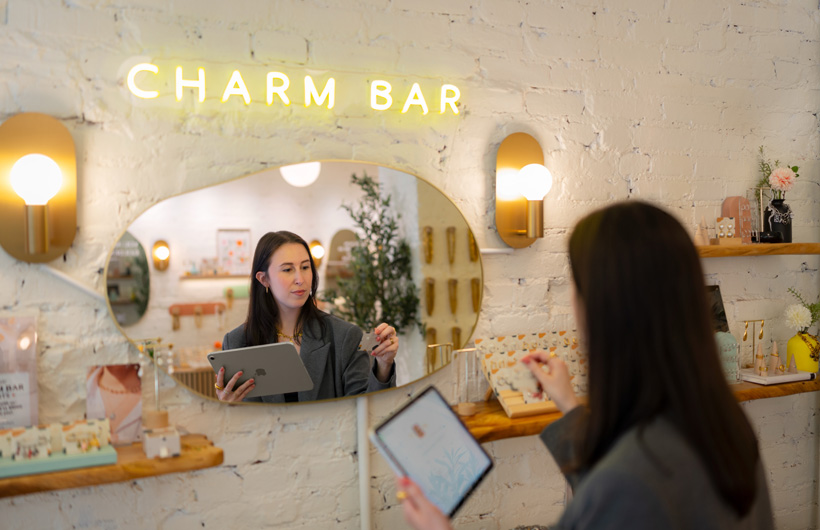 iPad with Shopify makes it easy to track a large inventory across all locations and online stores.