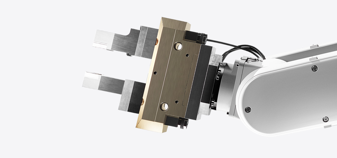 El brazo y la mano futuristas de uno de los robots pioneros de desmontaje de Apple