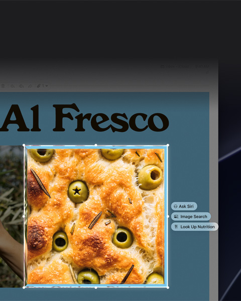 La inteligencia visual utiliza la prestación de análisis de imágenes en pantalla